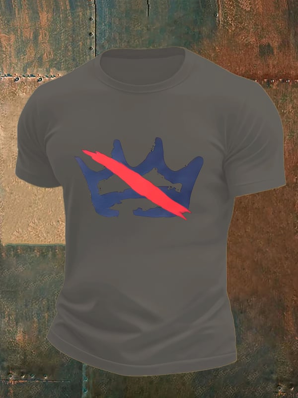🔥Buy 3 Get 15% Off Men's America has no kings print  T-Shirt