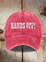 🔥Buy 3 Get 15% Off🔥Unisex Hands Off Protest Print Hat