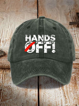 🔥Buy 3 Get 15% Off🔥Unisex Hands Off Protest  Print Hat