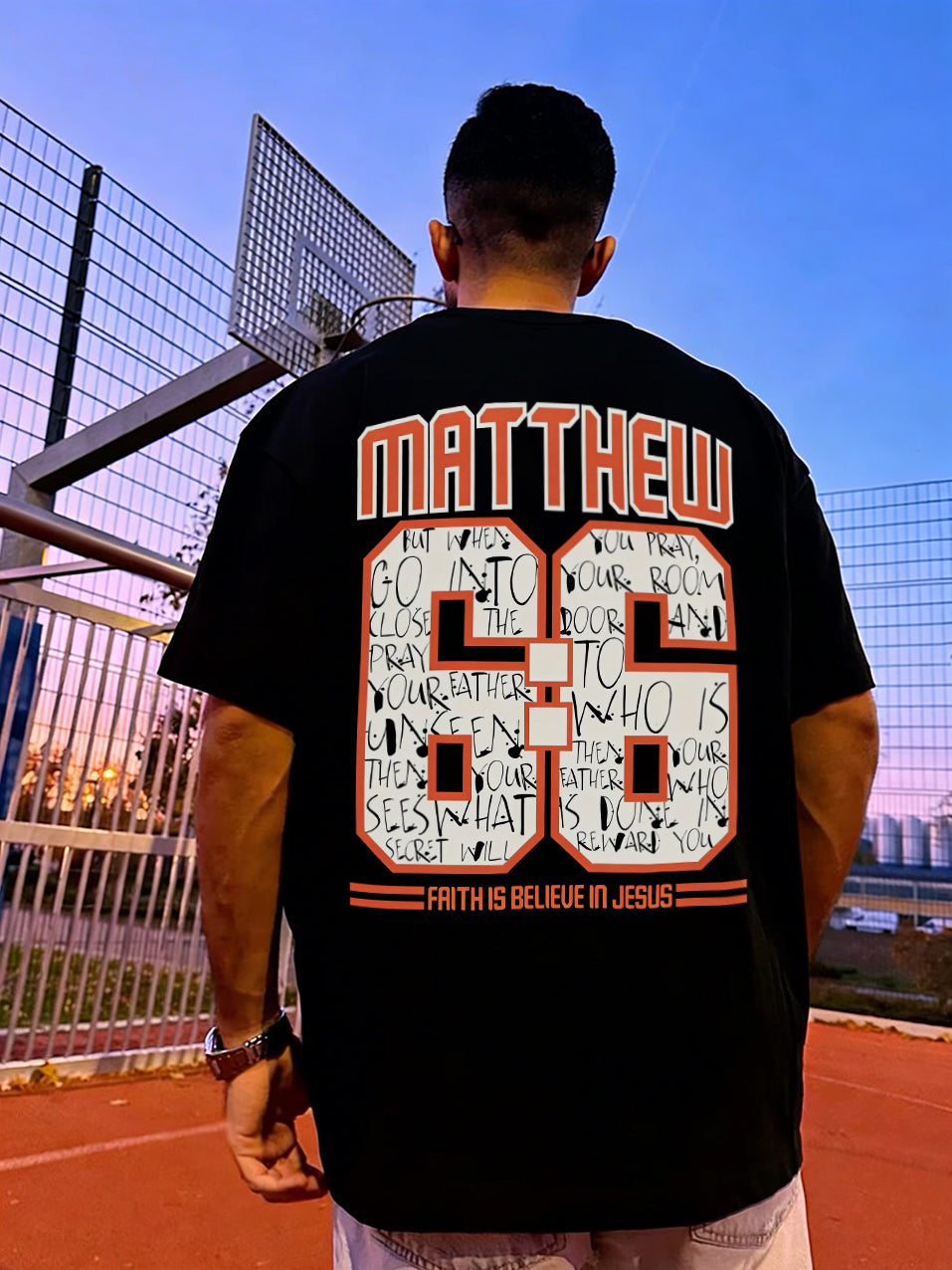 Matthew 66 Printed Men's T-shirt