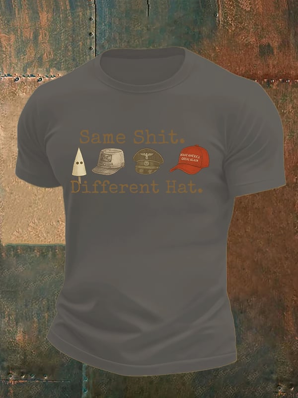 🔥Buy 3 Get 15% Off🔥Men's  Same shit Different costume Print T-Shirt
