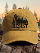 🔥Buy 3 Get 15% Off🔥Retro Resist Save The Forest Service Print Baseball Cap