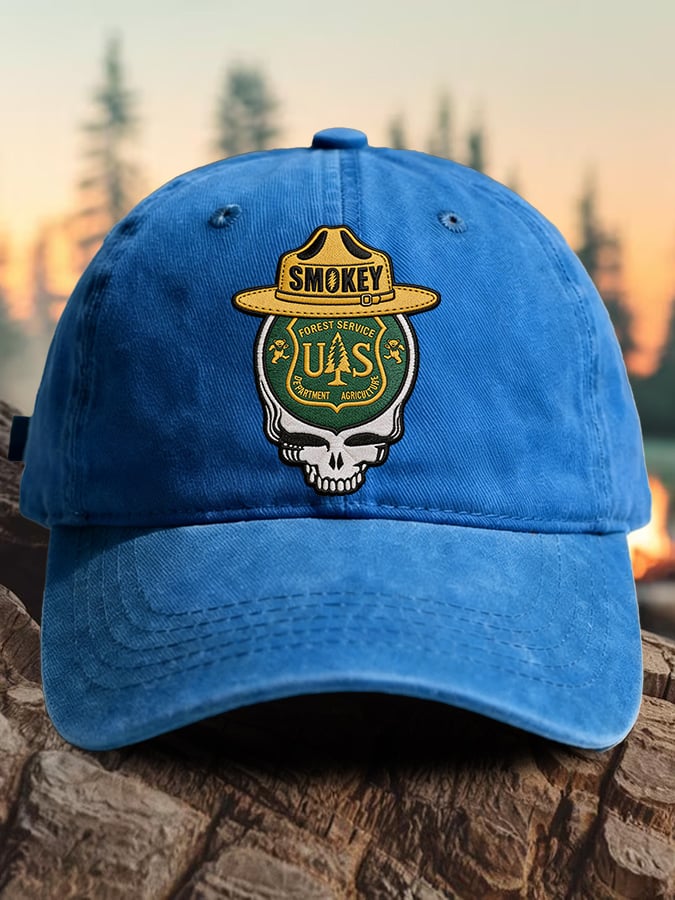 🔥Buy 3 Get 15% Off🔥Retro Resist Save The Forest Service Print Baseball Cap