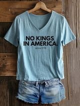 🔥Buy 3 Get 15% Off🔥Women's Casual Fashion American Kingless Printed T-Shirt