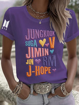 Women'S 2026 Bts Comeback Art Print T-Shirt