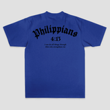 Philippians 4:13 I Can Do All Things Through Him Who Strengthens Me Printed Men's T-shirt