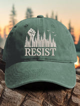 🔥Buy 3 Get 15% Off🔥Retro Resist Save The Forest Service Print Baseball Cap