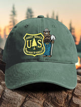 🔥Buy 3 Get 15% Off🔥Retro Save The Forest Service Print Baseball Cap