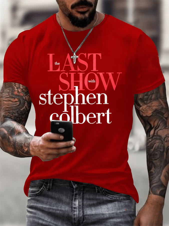 🔥Buy 3 Get 15% Off🔥Men's Retro Last Show Print T-Shirt