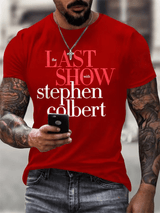🔥Buy 3 Get 15% Off🔥Men's Retro Last Show Print T-Shirt