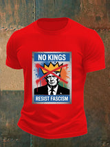 Men's   NO KINGS RESIST FASCISM T-shirt