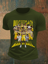 🔥Buy 3 Get 15% Off🔥Michigan Wolverines Basketball 2025 2026 Shirt