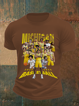 🔥Buy 3 Get 15% Off🔥Michigan Wolverines Basketball 2025 2026 Shirt