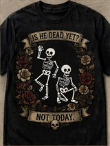 Unisex NOT TODAY Printed T-Shirt