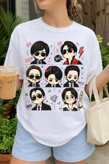 BTS Cartoon Cute And Unique T-Shirt