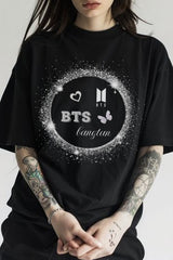 BTS Short-Sleeved Printed T-Shirt