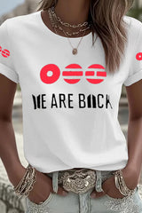 Women's BTS Fan Print Short-Sleeve T-Shirt