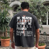 No Weapon Formed Against Me Shall Prosper Printed Men's T-shirt