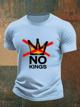 🔥Buy 3 Get 15% Off Men's no kings in America print  T-Shirt