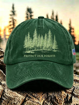 🔥Buy 3 Get 15% Off🔥Unisex Protect Our Forests Printed Hat