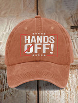 🔥Buy 3 Get 15% Off🔥Unisex Distressed Washed Cotton FDT “Hands Off ” Hat