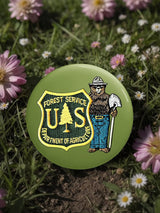 🔥Buy 3 Get 15% Off🔥Unisex Retro Save The Forest Service Pin-Back Button