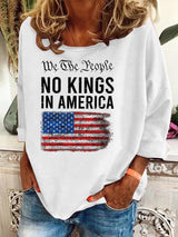 🔥Buy 3 Get 15% Off🔥Women's casual American flag-free T-shirt