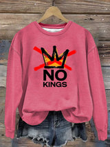 🔥Buy 3 Get 15% Off Women's  America has No Kings Printed Casual Sweatshirt