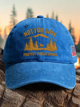 🔥Buy 3 Get 15% Off🔥Retro Resist  Not For Sale Protect Public Lands Print Baseball Cap