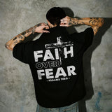 Faith Over Fear Printed Men's T-shirt