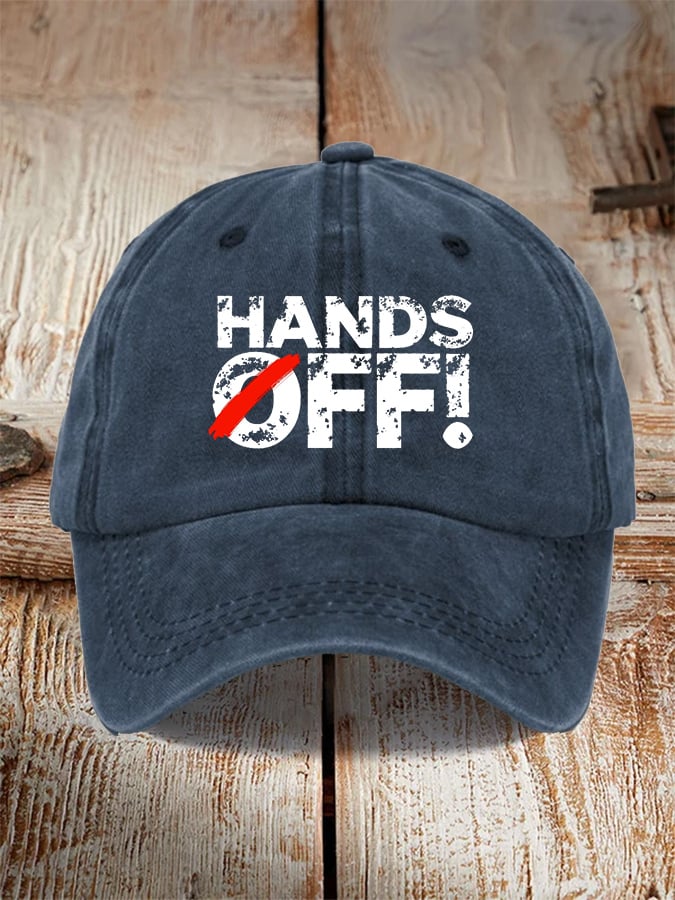 🔥Buy 3 Get 15% Off🔥Unisex Hands Off Protest  Print Hat