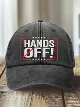 🔥Buy 3 Get 15% Off🔥Unisex Distressed Washed Cotton FDT “Hands Off ” Hat
