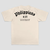Philippians 4:13 I Can Do All Things Through Him Who Strengthens Me Printed Men's T-shirt