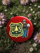 🔥Buy 3 Get 15% Off🔥Unisex Retro Save The Forest Service Pin-Back Button