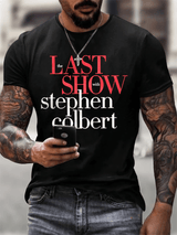 🔥Buy 3 Get 15% Off🔥Men's Retro Last Show Print T-Shirt