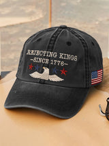🔥Buy 3 Get 15% Off🔥Unisex 'Rejecting Kings Since 1776 ' Printed Hat