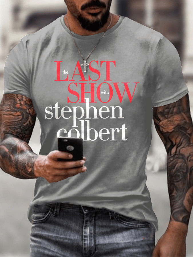 🔥Buy 3 Get 15% Off🔥Men's Retro Last Show Print T-Shirt