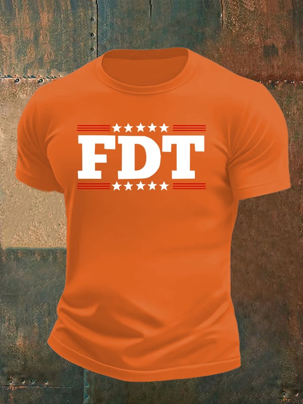 🔥Buy 3 Get 15% Off🔥Men's  FDT Print  T-Shirt