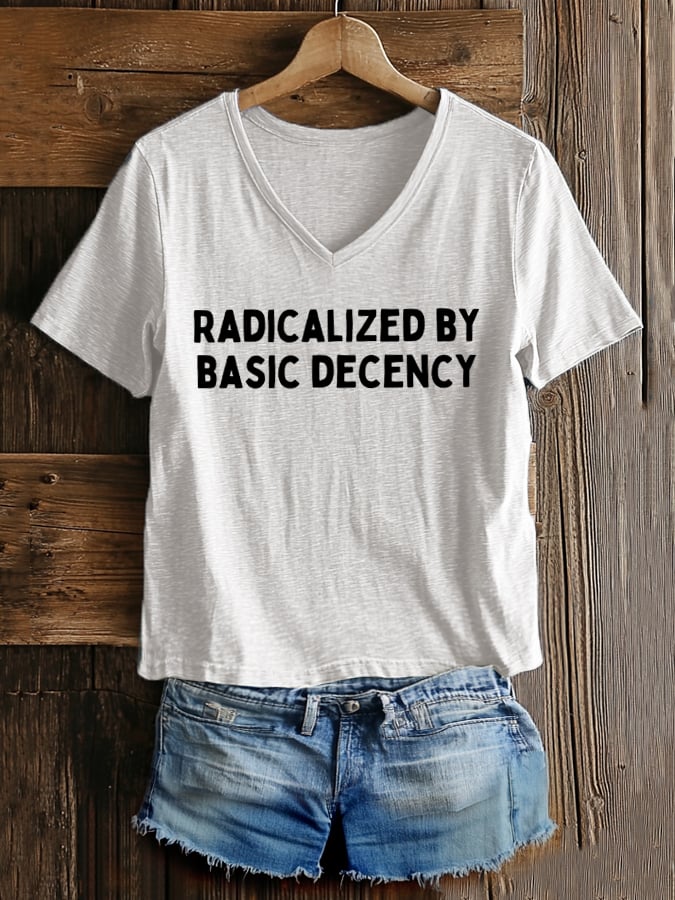 🔥Buy 3 Get 15% Off🔥Women's Casual Social Democracy Printed T-shirt