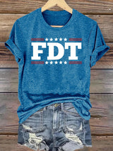 🔥Buy 3 Get 15% Off🔥Women's  FDT Print  T-Shirt