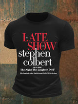 🔥Buy 3 Get 15% Off🔥Men's Retro Last Show Print T-Shirt
