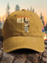 Retro Resist Save The Forest Service Print Baseball Cap