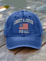 🔥Buy 3 Get 15% Off🔥Liberty and Justice For All Print Hat