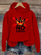🔥Buy 3 Get 15% Off Women's  America has No Kings Printed Casual Hoodies