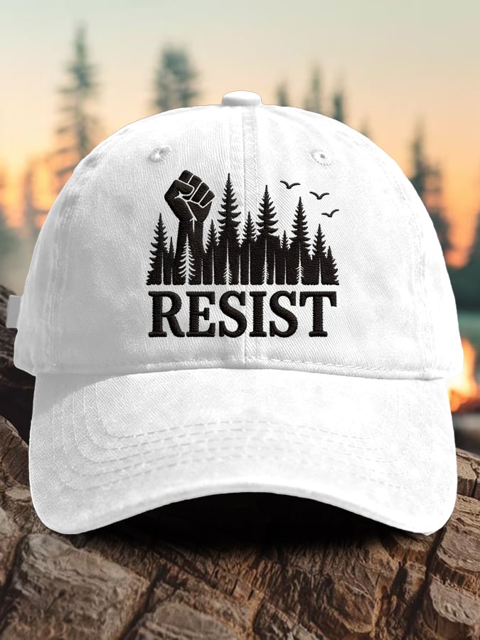 🔥Buy 3 Get 15% Off🔥Retro Resist Save The Forest Service Print Baseball Cap