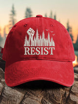 🔥Buy 3 Get 15% Off🔥Retro Resist Save The Forest Service Print Baseball Cap