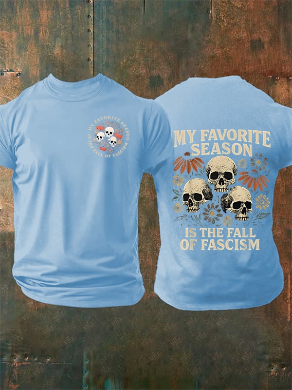 Men's MY FAVORITE SEASON Print  T-shirt