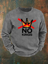 🔥Buy 3 Get 15% Off Men's  America has No Kings Printed Casual  Sweatshirt
