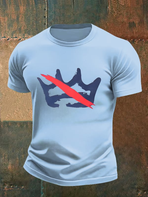 🔥Buy 3 Get 15% Off Men's America has no kings print  T-Shirt