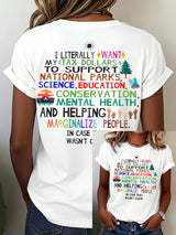 🔥Buy 3 Get 15% Off🔥Women's Support National Parks and Education, I literally Want T-Shirt